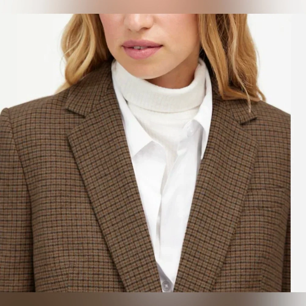 NWT Madewell Plaid Blazer - Picture 5 of 7